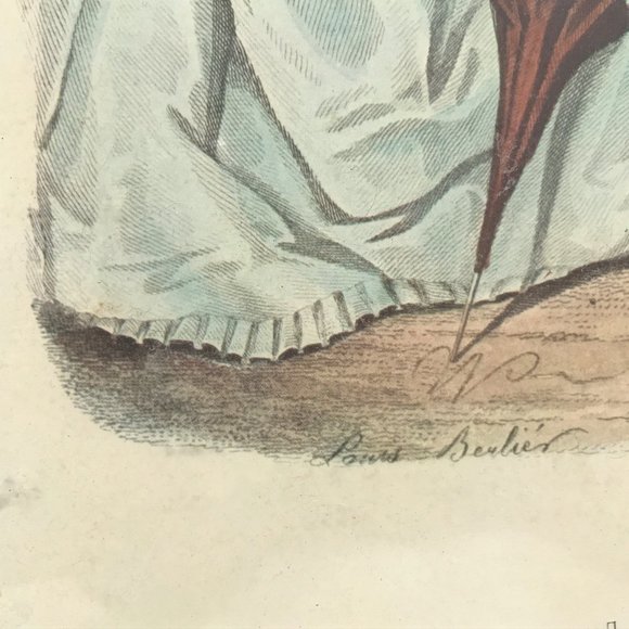 La Mode Illustree Framed Art Bureaux du Journal 56 Rue Jacob Paris 1862 - Picture 4 of 7